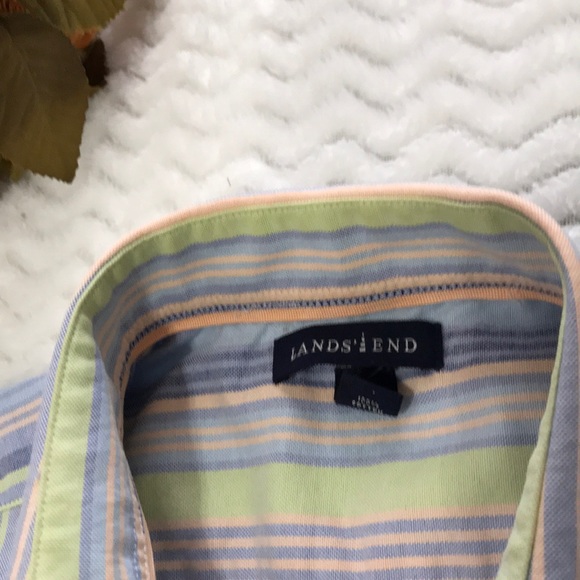 LANDS -END STRIPED SHIRT OF DIFFERENT COLORS - Picture 5 of 6
